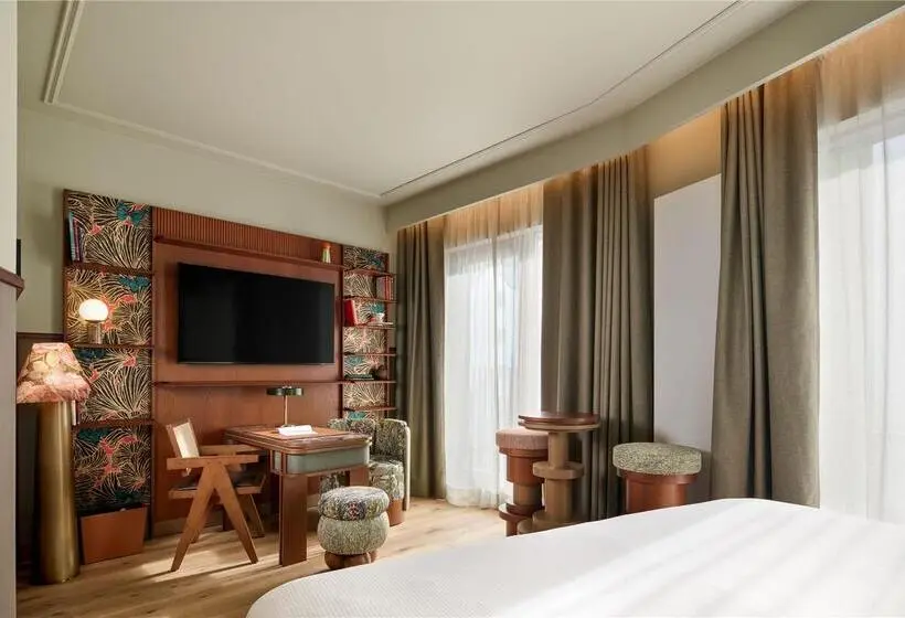 キングサイズベッドのデラックスルーム, Hilton Garden Inn Itajai Praia Brava