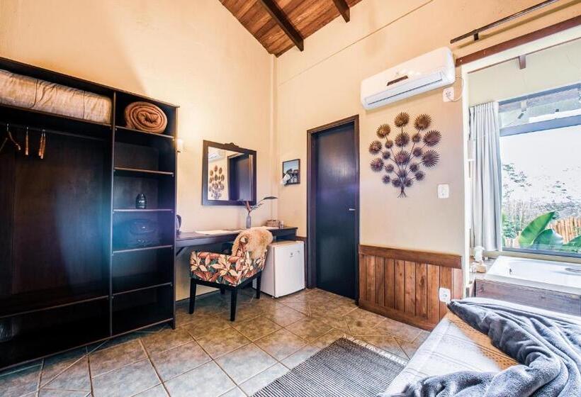 غرفة قياسية مطلّة علي الحديقة, Refúgio Ecológico Pedra Afiada