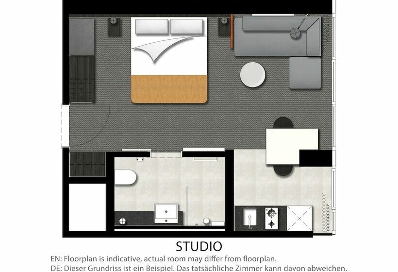 Студия Стандарт, Adina Apartment Hotel Leipzig