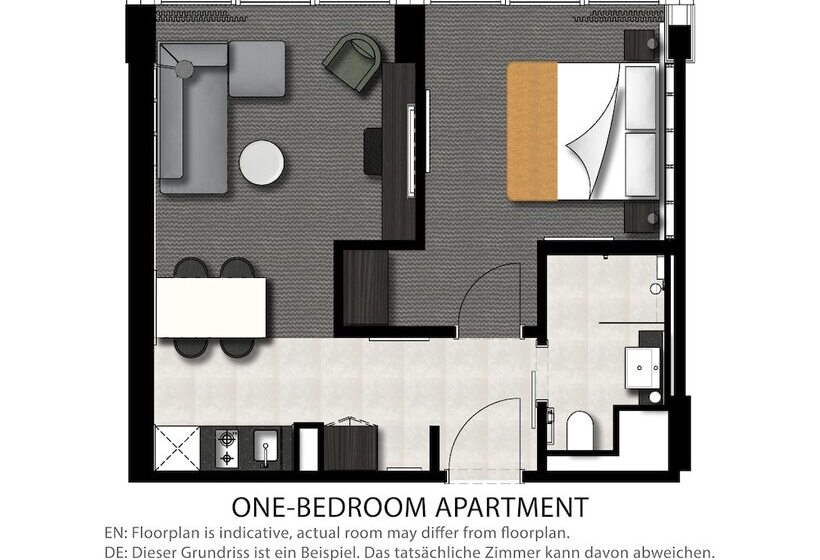 Апартаменты 1 Спальня, Adina Apartment Hotel Leipzig