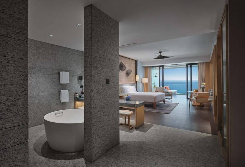 스탠다드 룸 더블 침대 바다 전망, Crowne Plaza Sanya Haitang Bay Resort, An Ihg