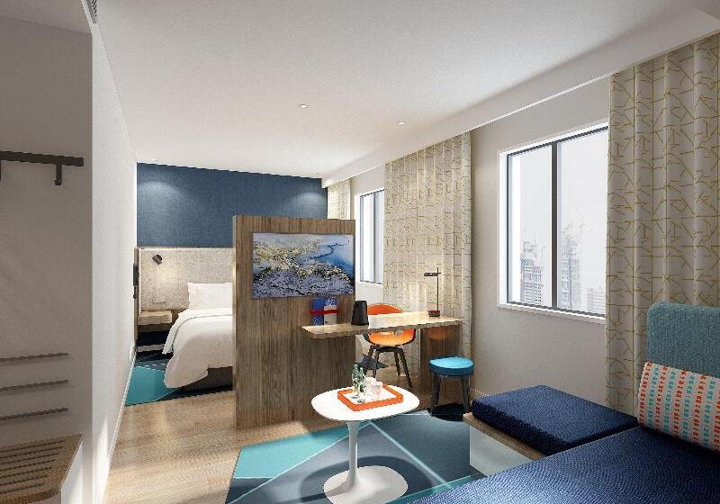 스탠다드 룸 킹사이즈 침대, Holiday Inn Express Shaoxing Paojiang By Ihg