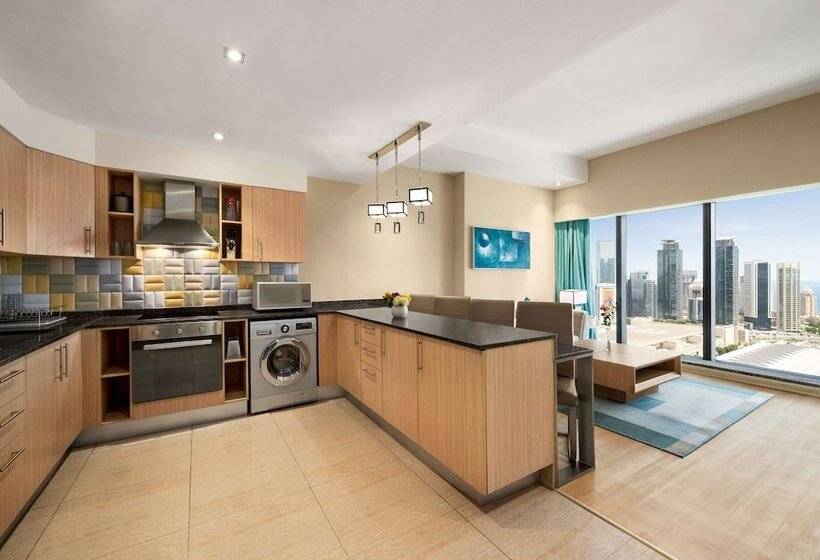 Апартаменты 1 Спальня Вид на Море, Wyndham Doha West Bay