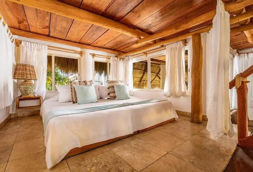 キングサイズベッドのデラックススイート, Casa Real Sayulita Hotel Boutique
