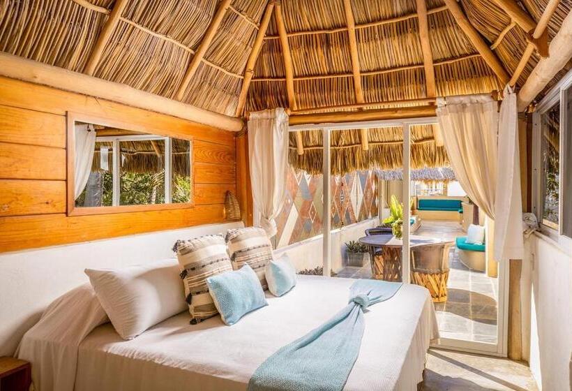 חדר דלוקס עם מיטת קינג, Casa Real Sayulita Hotel Boutique
