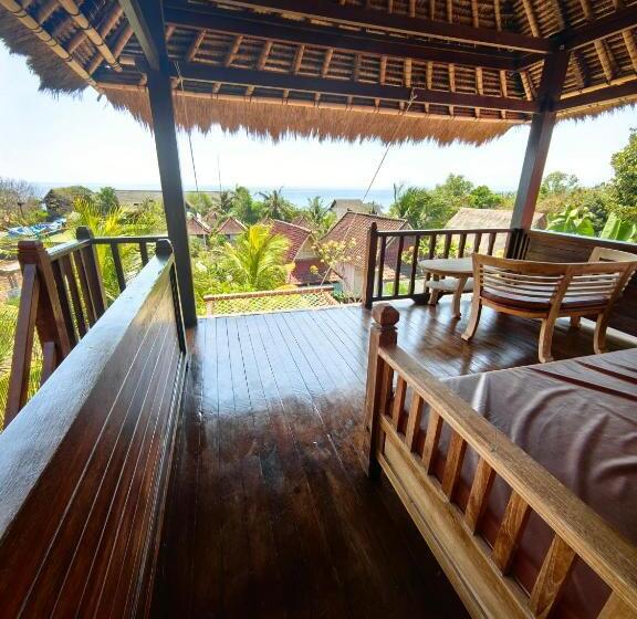 בקתה סטנדרטית עם נוף לים, The Dafish Ceningan