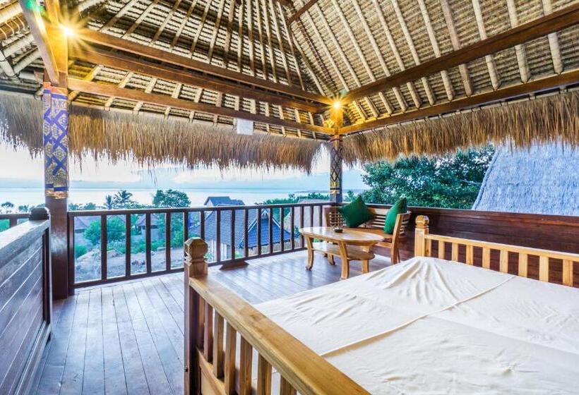 בקתה סטנדרטית עם נוף לים, The Dafish Ceningan