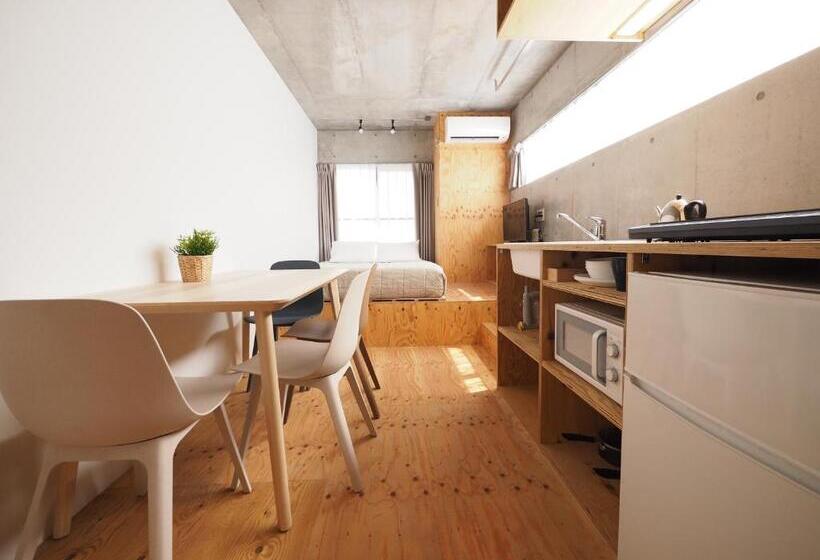 اتاق استاندارد چهار تخته, Smi:re Stay Oshiage