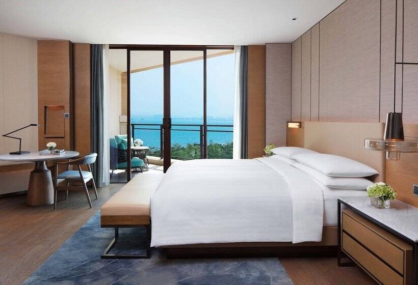 Номер Стандарт Двуспальная Кровать Боковой Вид на Море, Xiamen Marriott Hotel & Conference Centre