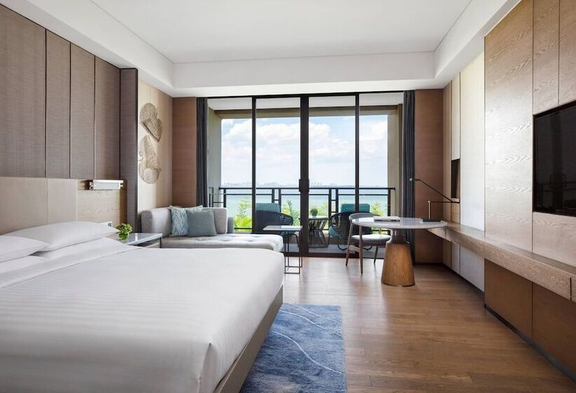 Номер Стандарт Двуспальная Кровать Вид на Море, Xiamen Marriott Hotel & Conference Centre