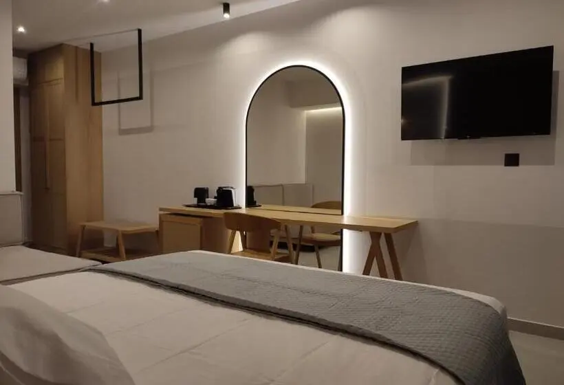 オーシャンビューデラックスルームバルコニー付き, Ammos Paleochora