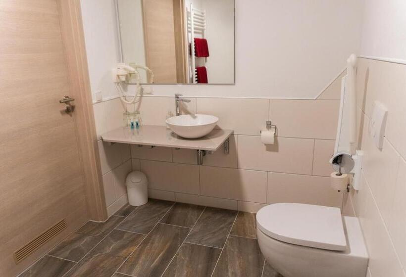 适合残疾人使用的标准间, Pension Haas Hotel Am Turm