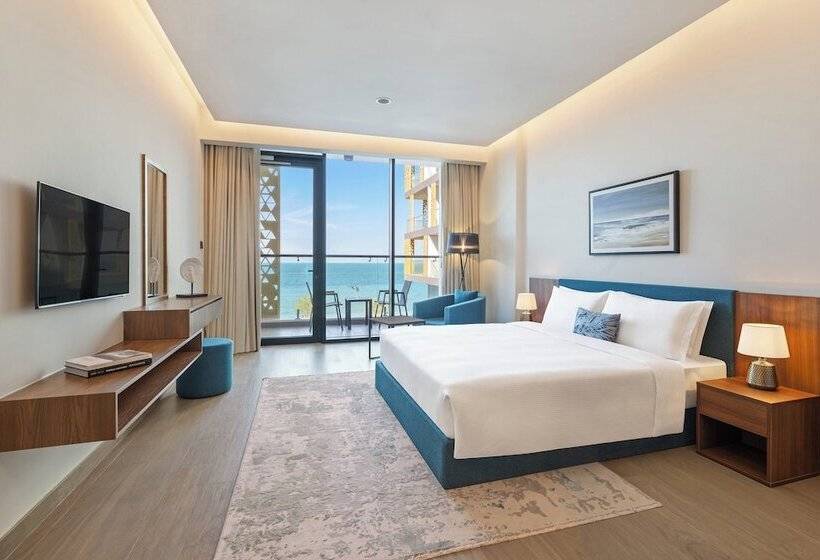 침실 3개 바다 전망 아파트, Beach Bay Hotel Mirfa