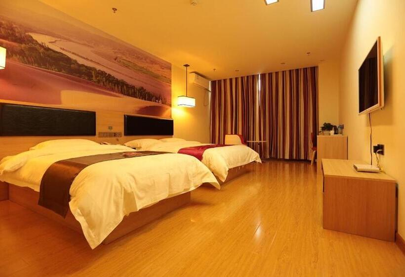 Номер Superior, Thank Inn Chain Hotel Ningxia Yinchuan Xixia District Tongxin Road