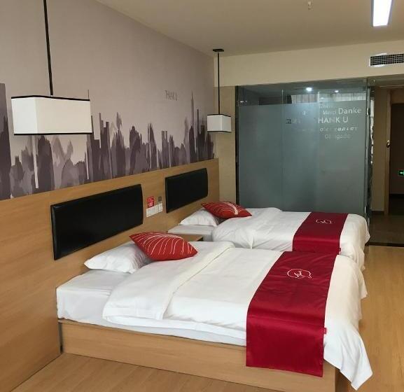 디럭스 룸, Thank Inn Chain Hotel Sichuan Dazhou Tongchuan Dis. Railway Station