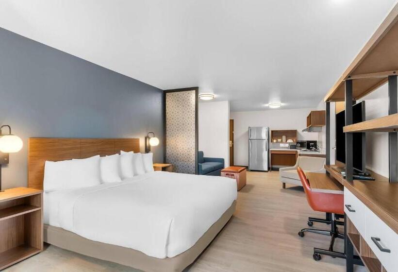 اتاق استاندارد با تخت بزرگ برای معلولان, Everhome Suites Cheyenne