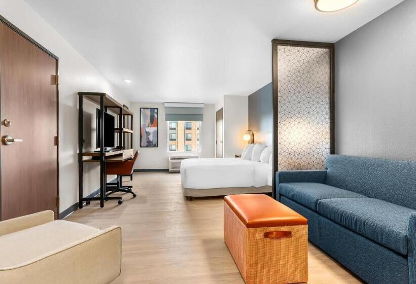 اتاق استاندارد با تخت بزرگ برای معلولان, Everhome Suites Cheyenne