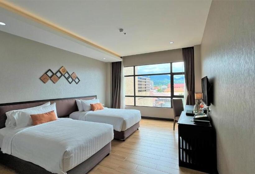 带城市景观的高级房间, Amari Vang Vieng