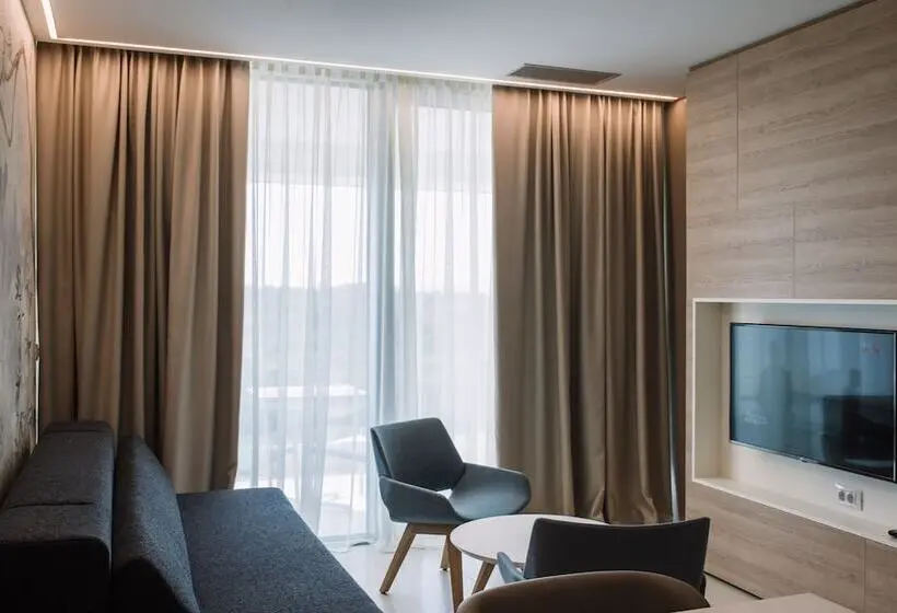 オーシャンビューバルコニー付きワンベッドルームアパートメント, Aparthotel Joel