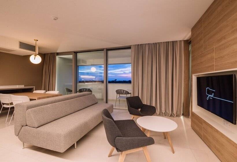 شقة ديلوكس غرفة نوم واحدة مطلة على البحر, Aparthotel Joel