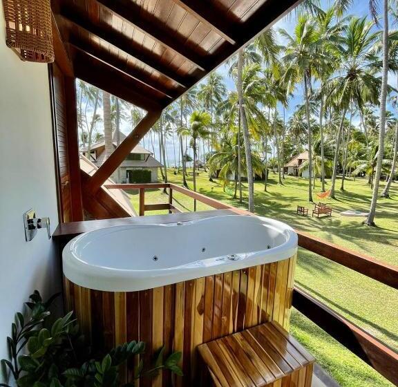 带按摩浴盆的套房, Pontal Dos Carneiros Beach Bungalows