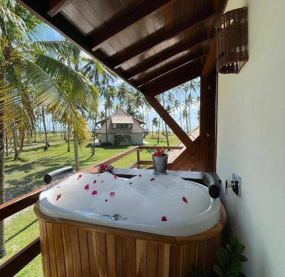 带按摩浴盆的套房, Pontal Dos Carneiros Beach Bungalows
