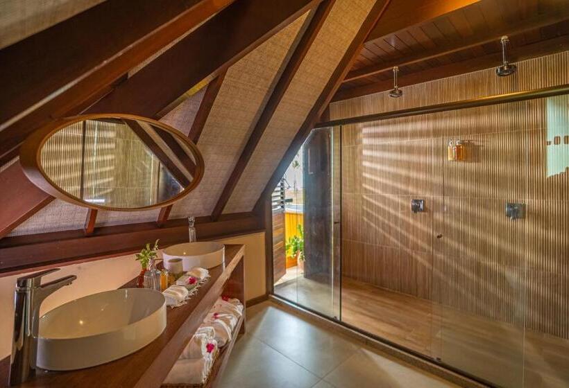 带按摩浴盆的套房, Pontal Dos Carneiros Beach Bungalows