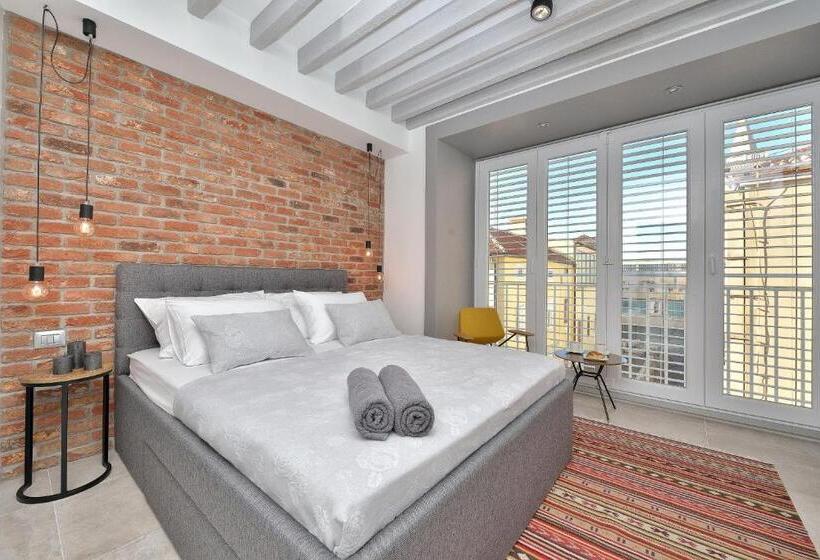 带城市景观的标准间, Apartments & Rooms Mareta Exclusive