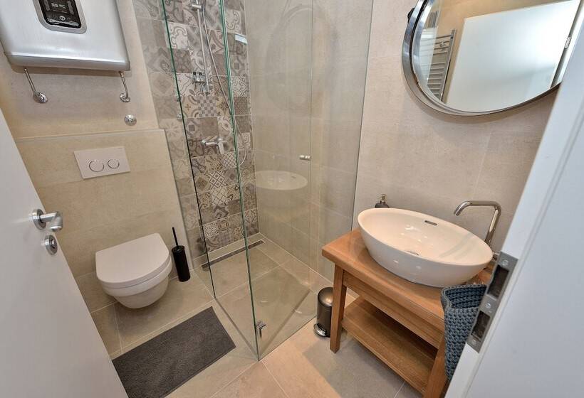 带城市景观的标准间, Apartments & Rooms Mareta Exclusive