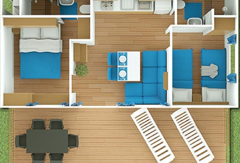 Дом 1 Спальня, Camping Lanterna Premium Resort   Vacansoleil Maeva