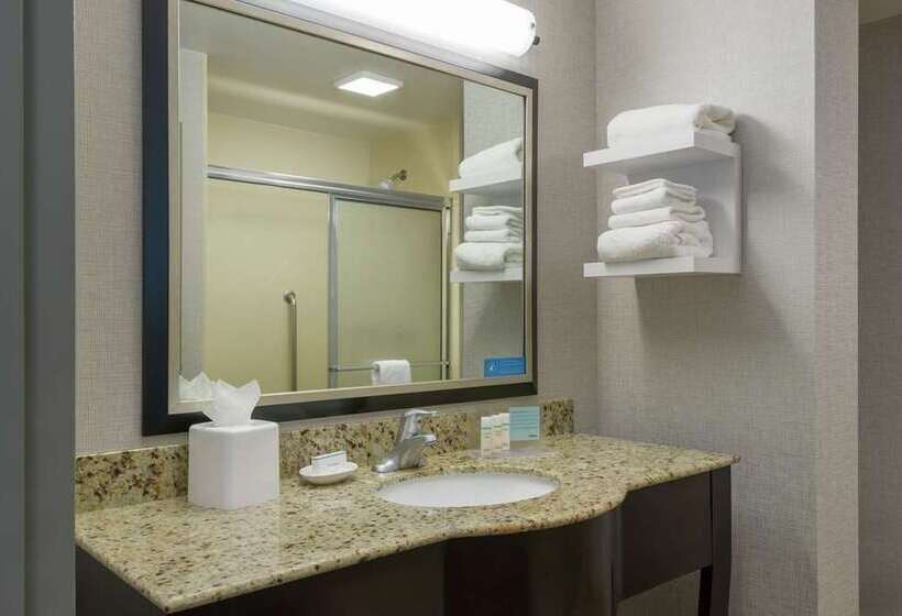 带大床的标准间, Hampton Inn San Marcos, Ca