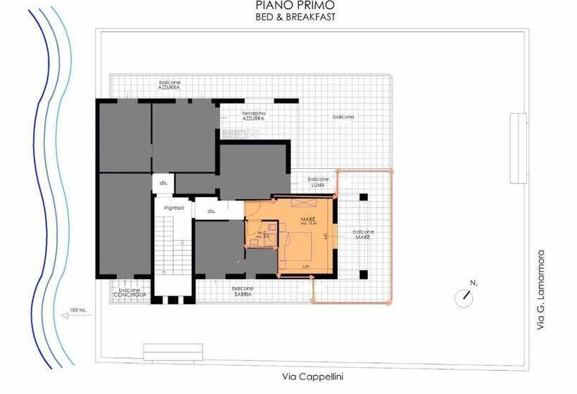 غرفة ديلوكس مطلّة علي البحر, Magia Del Salento