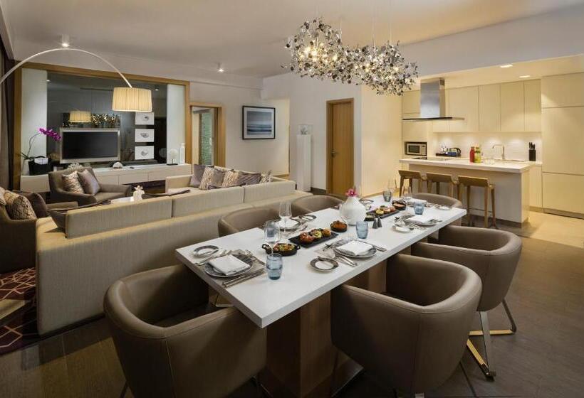 带2个卧室带海景的公寓, Beach Rotana Residences