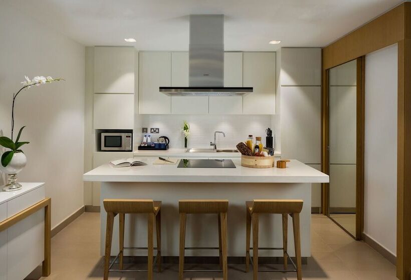 带1个卧室的带海景的公寓, Beach Rotana Residences
