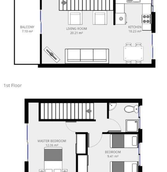 דירת חדר עם טרסה, Hydra Holiday Units