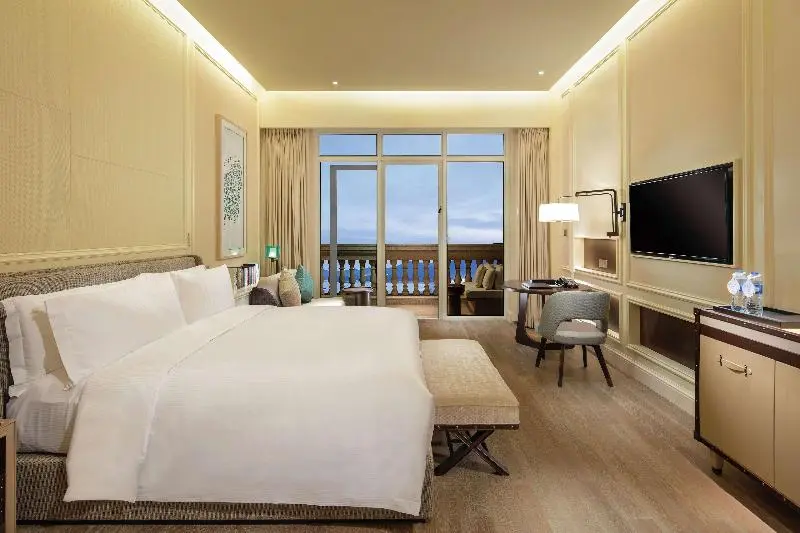 オーシャンビューデラックスルーム, Hilton Dalian Golden Pebble Beach Resort