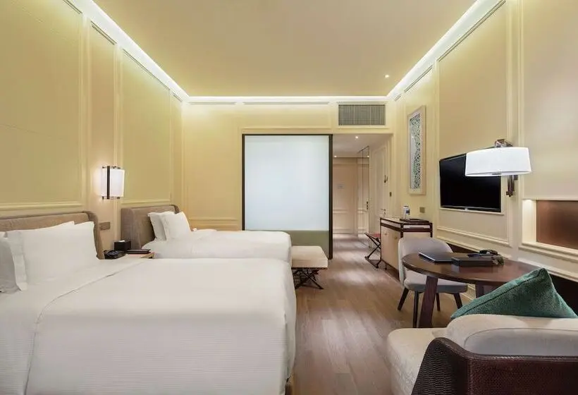 オーシャンビューデラックスルーム, Hilton Dalian Golden Pebble Beach Resort