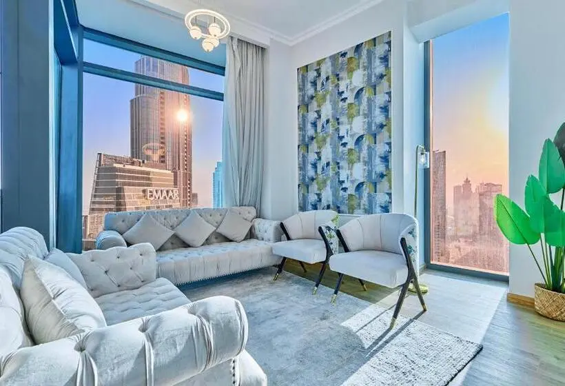 آپارتمان 4 خوابه, Room In An 4br High Rise With Burj Khalifa And Fountain Views