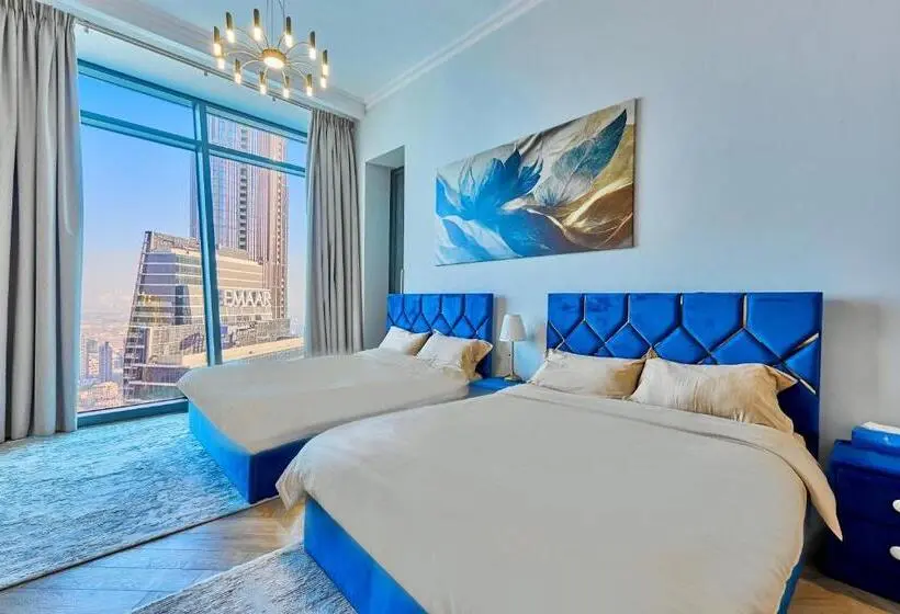 آپارتمان 4 خوابه, Room In An 4br High Rise With Burj Khalifa And Fountain Views