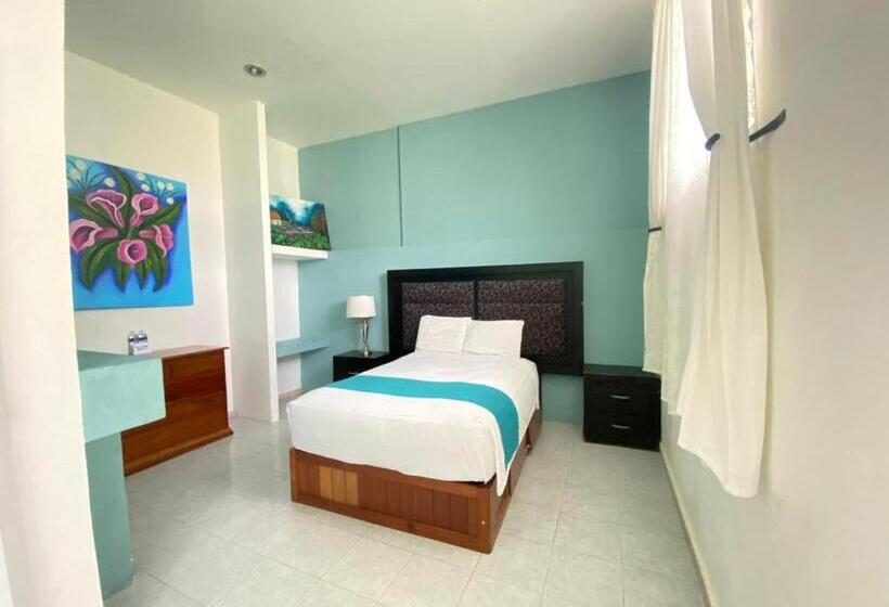 스탠다드 룸 더블 침대 2개, Awazul Bacalar
