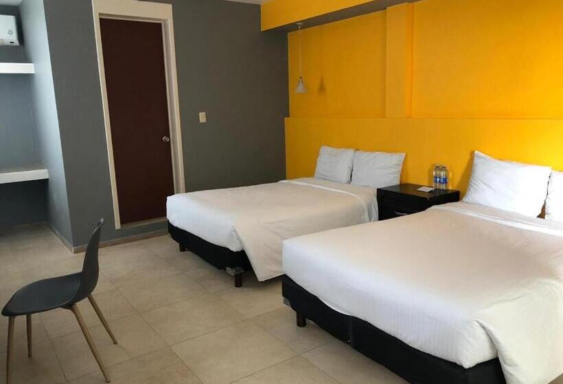 스탠다드 룸 더블 침대 2개, Awazul Bacalar