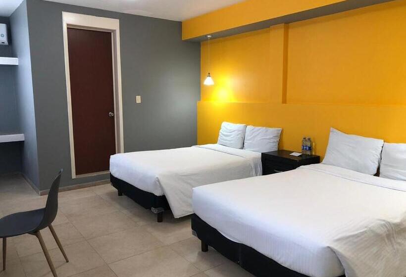 스탠다드 룸 더블 침대 2개, Awazul Bacalar