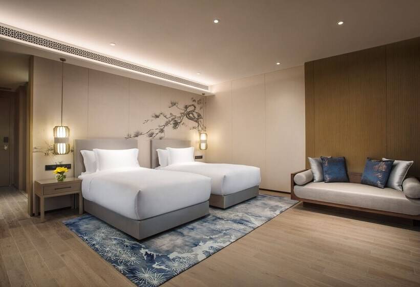 标准间带湖景, Banyan Tree Anji