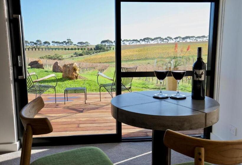 חדר דחוקס עם מיטת קינג, California Road At Inkwell Wines