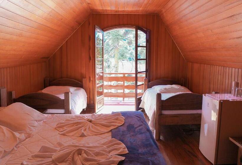 带观景的标准间, Pousada Da Lua