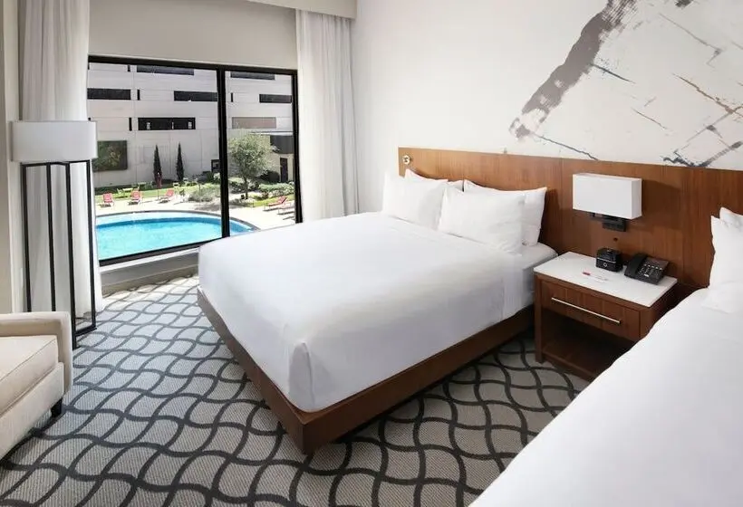 2ダブルベッドのスタンダードルーム, Marriott Dallas Allen Hotel & Convention Center