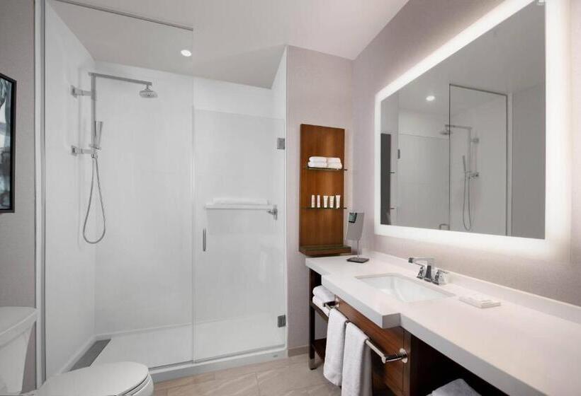 带大床的标准间, Marriott Dallas Allen Hotel & Convention Center