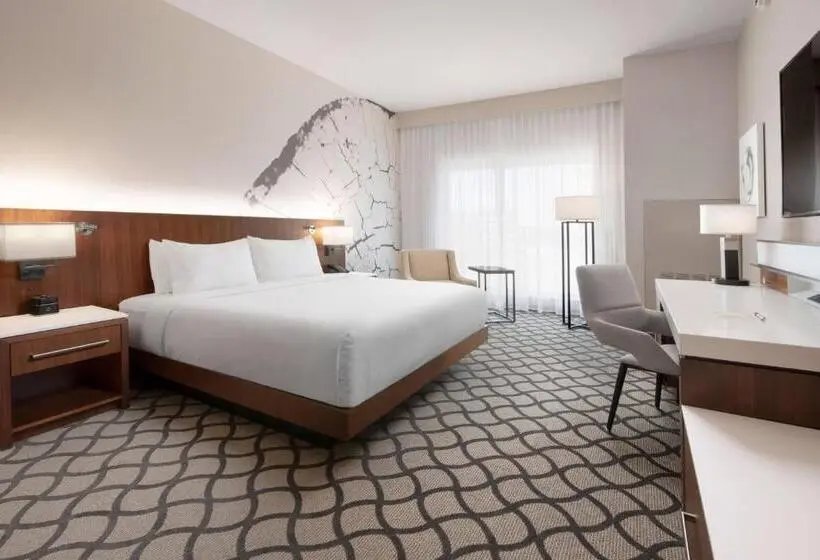 キングサイズベッドのスタンダードルーム, Marriott Dallas Allen Hotel & Convention Center