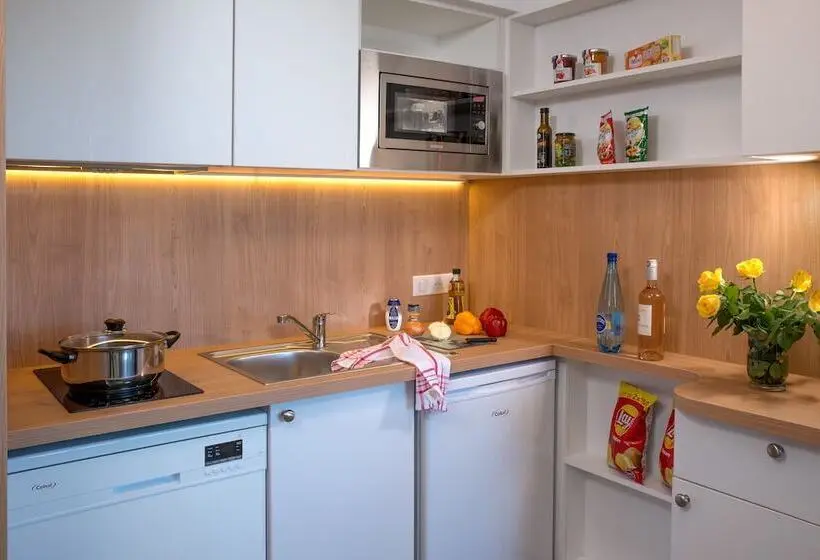 استودیوی استاندارد با چشم‌انداز دریا, Residence Resideal Antibes