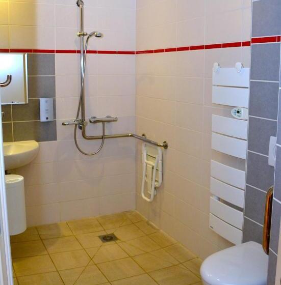 חדר סטנדרט מותאם לאדם עם מוגבלויות, Logis   Hotel & Restaurant La Corne D  Abondance